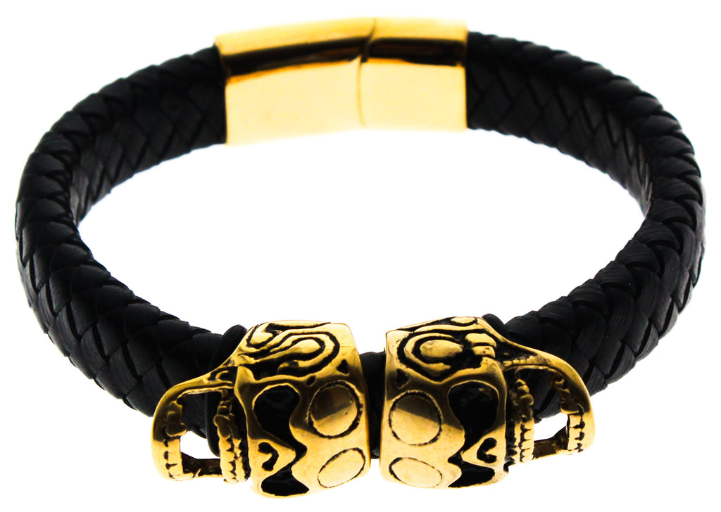 BRAZALETE DOUBLE SKULL
