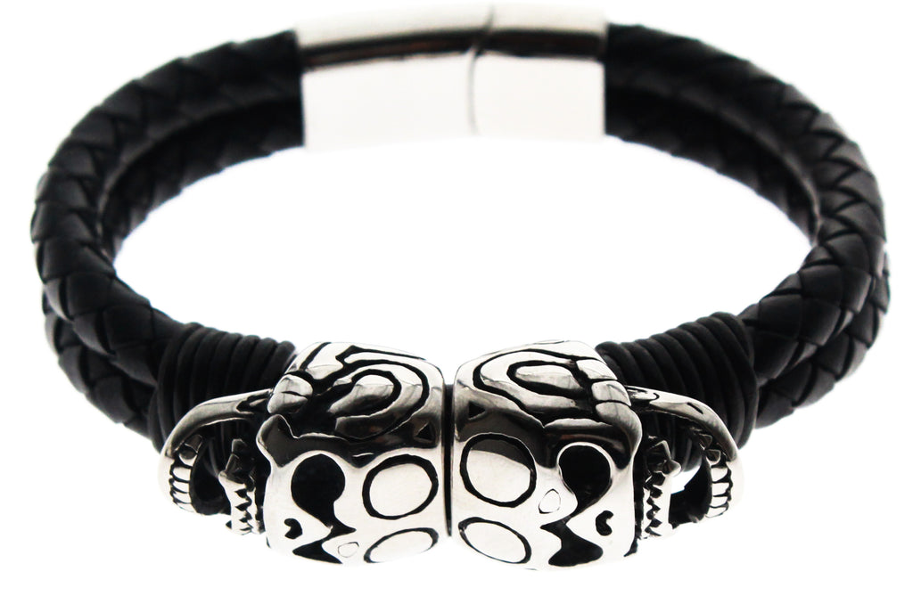 BRAZALETE DOUBLE SKULL